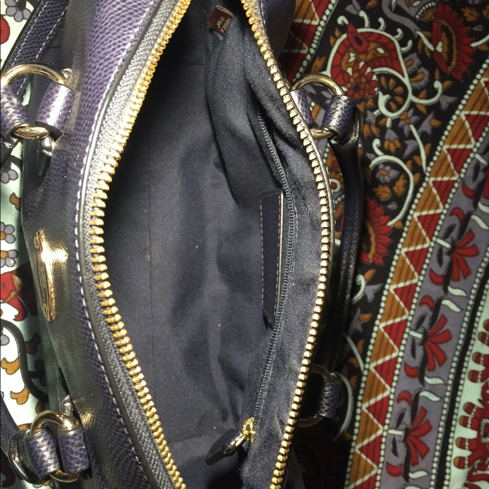 Coach Crossbody dark navy blue bag - Picture 4 of 6